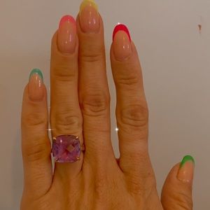 Tiffany and Co Amethyst large cushion 18k